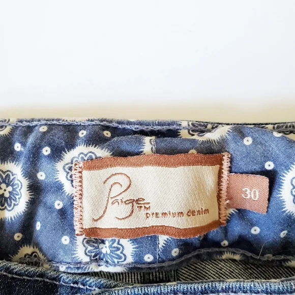 Paige Hidden Hills High rise boot cut jean  30 - Picture 7 of 8